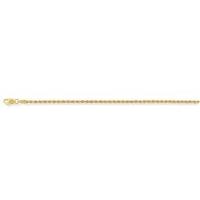 solid diamond cut rope chain 18 inch45cm