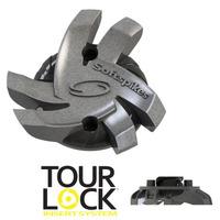 SoftSPikes Silver Tornado Tour Lock Cleats