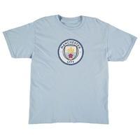 Source Lab Manchester City Football Club Tshirt Junior Boys