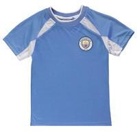 Source Lab Manchester City Poly T Shirt Junior Boys
