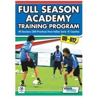 SoccerTutor Full Season Academy Training Program U9-12 Book