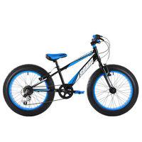 sonic sonic bulk childrens black blue fat tyre bike 11 frame