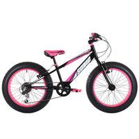 sonic sonic bulk childrens black pink fat tyre bike 11 frame