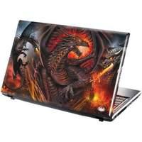 Spiral Premium Dragon Collage Protective Skin For 17 Inch Laptops (a701l019-4)