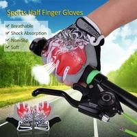 Sports Half Finger Gloves Racing Riding Road Bike Motor Cycling Bicycle Gloves