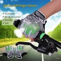 Sports Half Finger Gloves Racing Riding Road Bike Motor Cycling Bicycle Gloves