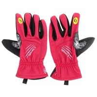 spakct winter full finger cycling gloves thermal fleece gloves windpro ...