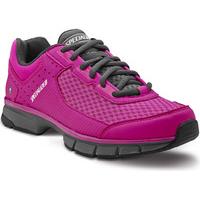 specialized cadette womens clip in commuter shoes pink