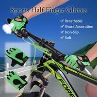 sports half finger gloves racing riding road bike motor cycling bicycl ...