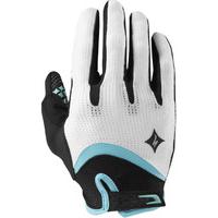 specialized bg gel wiretap womens glove whitelight teal