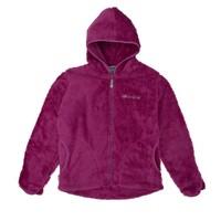 Sprayway Girls Lara Full Zip Stretch Fluffy Fleece Hooded Jacket