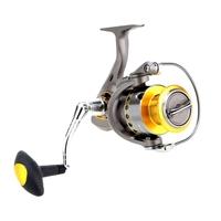 Spinning Reel Smooth Drag Fishing Reel 1000-5500 Series Gray Fishing Reel 6+1BB