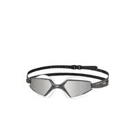 speedo black and silver swimming goggles aquapulse max mirror 2