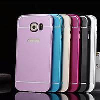 special design solid color metal back cover and bumper for samsung gal ...