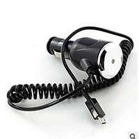 Spiral Cable Micro USB Car Power Charger for Samsung Galaxy and Other Cellphones