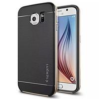 Special Design Silicone Back Cover Metal for Samsung Galaxy S6