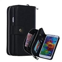 Special Design High quality Genuine Leather Wallet Case Full Body Cases with Stand for Samsung Galaxy S5 I9600
