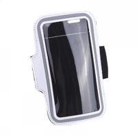 Sport Jogging Arm Band Strap Gym Running Strap Pouch Holder Case Cover for Samsung Galaxy S5 i9600 White
