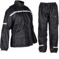 Spada Aqua Motorcycle Over Jacket & Trousers Black Kit