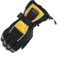 Sports Comm Yellow Waterproof Motorcycle Gloves