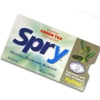 spry green tea xylitol gum 10pieces