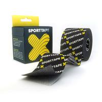 SPORTTAPE Xtra Sticky Kinesiology Tape - Black