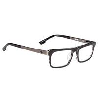 spy eyeglasses clive black horn gunmetal