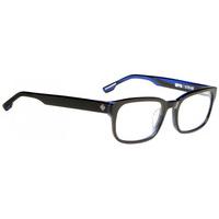 spy eyeglasses stevie black blue horn