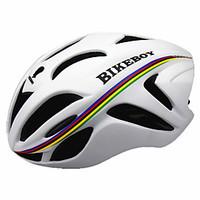Sports Men\'s Unisex Bike Helmet 18 Vents Cycling Cycling Mountain Cycling M:55-58CM L:58-61CM PC EPS Yellow White Black Blue