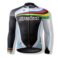 spakct unisex long sleeve bike tops thermal warm quick dry windproof f ...