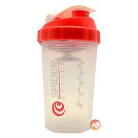 Spider Bottle 2GO Clear Cup Shaker - Red