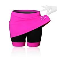 SPAKCT Cycling Skirt Women\'s Bike Skirts Dresses Shorts Padded Shorts/Chamois Bottoms Breathable Compression 3D Pad Reduces Chafing