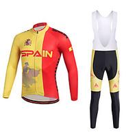 sports cycling jersey with bib tights mens long sleeve bikebreathable  ...