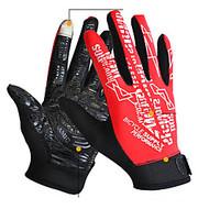 Sports Gloves Women\'s Men\'s Unisex Cycling Gloves Autumn/Fall Spring Winter Bike Gloves Wearable Breathable Shockproof Full-finger Gloves