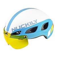 Sports Unisex Bike Helmet Vents Cycling Cycling Mountain Cycling Road Cycling Recreational Cycling L:58-61CM PC EPS White Blue