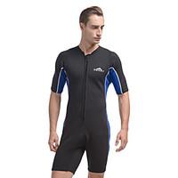 Sports Women\'s Men\'s 2mm Shorty Wetsuit Breathable Quick Dry Anatomic Design Neoprene Diving Suit Short Sleeve Diving Suits-Diving Summer