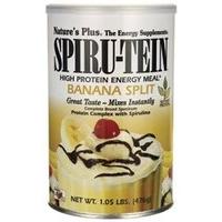 Spiru-Tein, High Protein Energy Supplement Banana Split Flavour, 476g (1.05lbs)