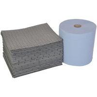 spillpod duo refill pack blue paper roll 75 absorbent pads