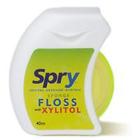 Spry Dental Defence System Sponge Floss With Xylitol - 40 metres