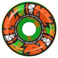 Spitfire Formula Four Afterburners Conicals 99D Skateboard Wheels - Orange/Green Swirl 53mm