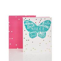 Special Niece Butterfly Card