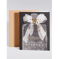 Sparkle Perfume Bottle Sister Card