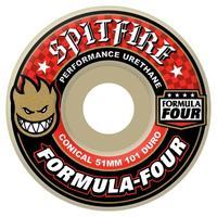 Spitfire Formula Four Conical 101a Skateboard Wheels - 54mm (Pack of 4)