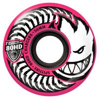 Spitfire Charger Conicals 80HD Skateboard Wheels - Pink/White 56mm