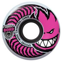 spitfire charger pushing for pink 80hd skateboard wheels white 54mm