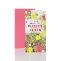 Special Daughter-In-Law Floral Birthday Card
