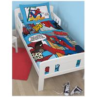 Spiderman Thwip Toddler Bed Duvet Cover and Pillowcase Set