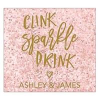 Sparkle Rectangular Label