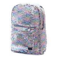 Spiral OG Platinum Backpack - Rainbow Sequins