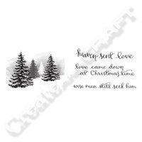 spellbinders 3d stamps pine tree and sentiments iv 373908